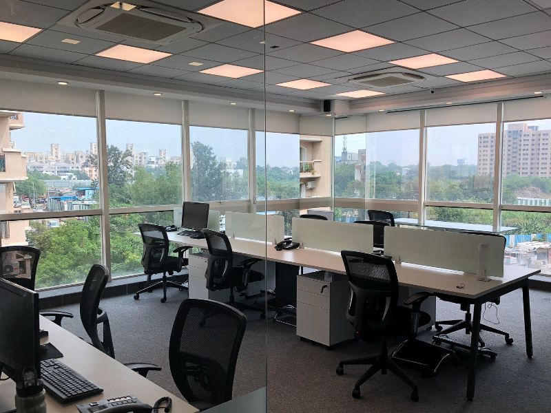 1100 Sq.ft Fully Furnished Office for Rent near Symbiosis International, Viman Nagar - Pune
